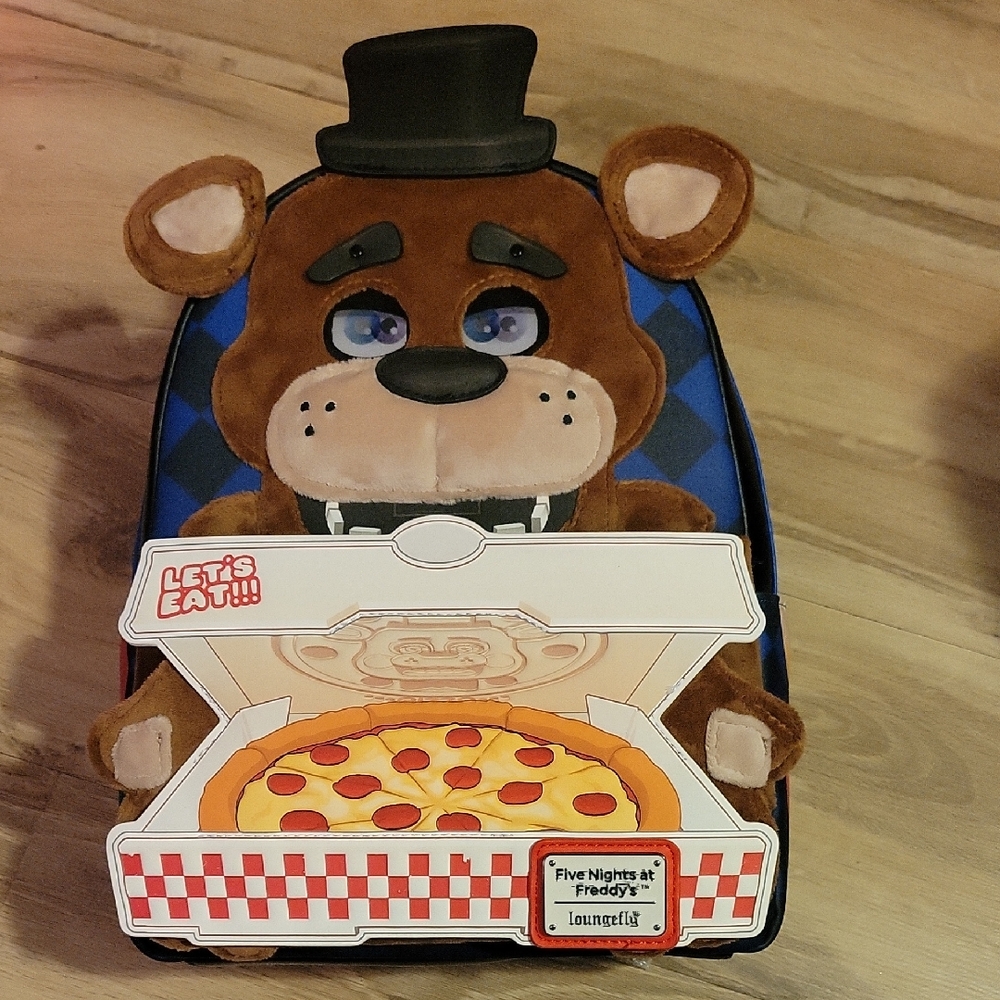 Loungefly Five Nights Of Freddys Plush Backpack